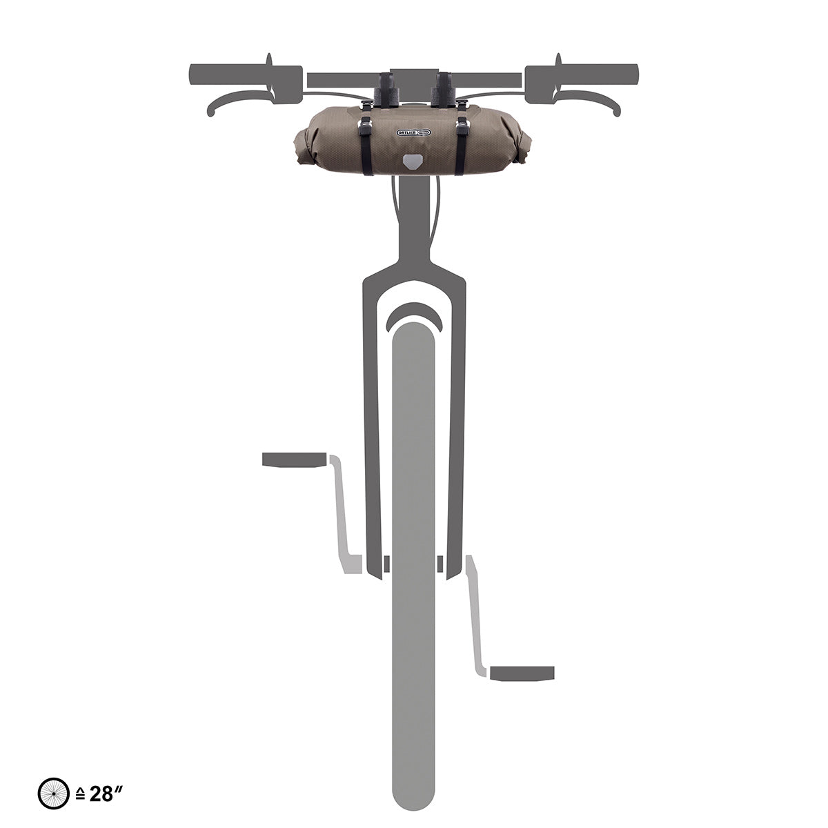 Lenkertasche ORTLIEB HANDLEBAR-PACK 9 L Grau