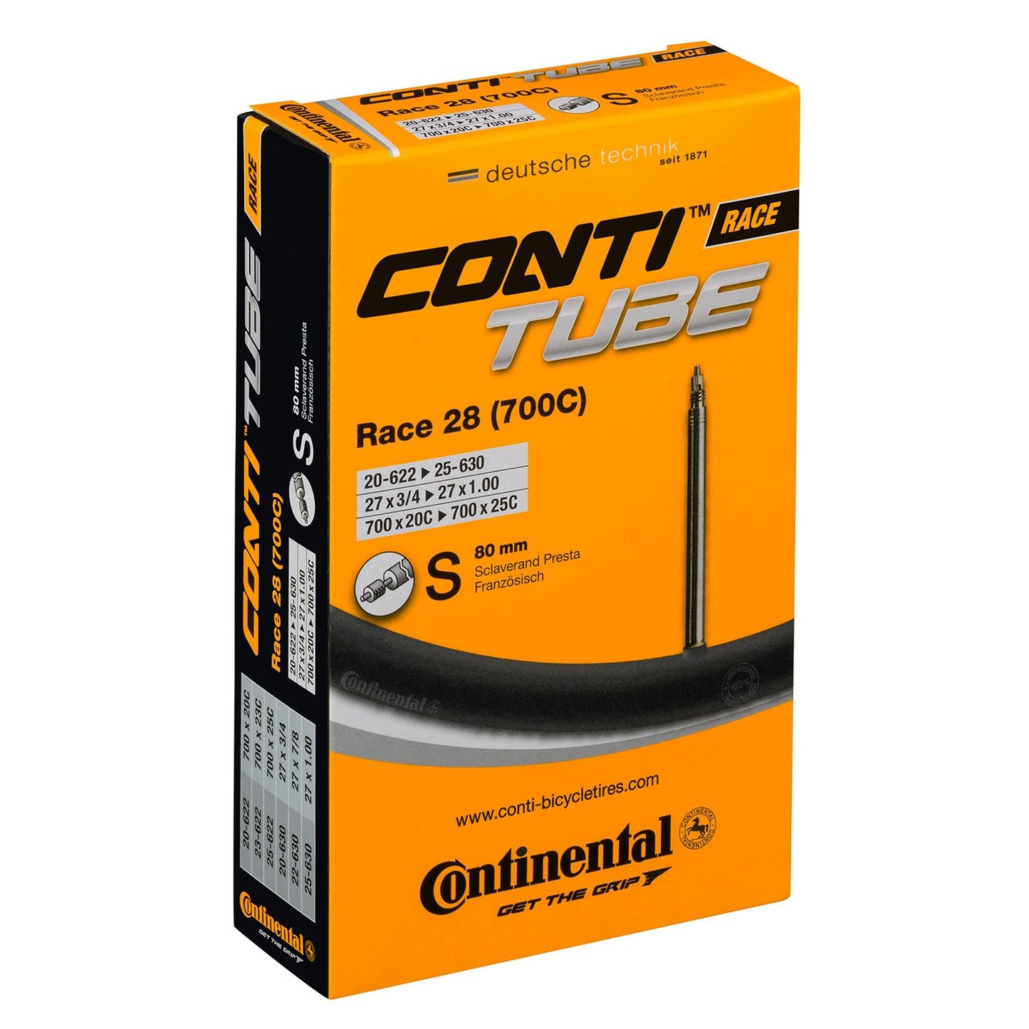 Duše CONTINENTAL RACE 700x20/25c Presta