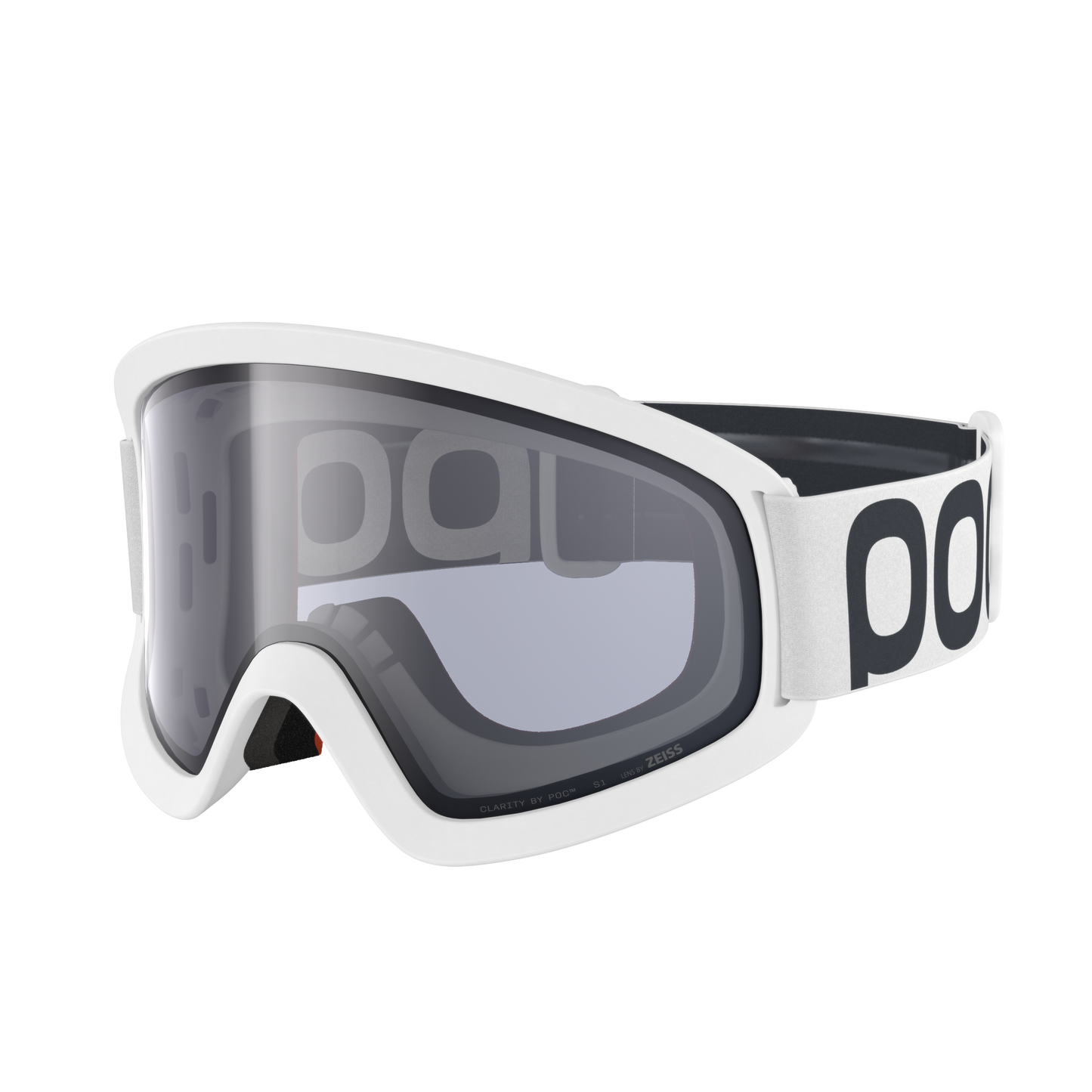 Masque POC ORA Blanc Écran Clarity Universal Cloudy Grey
