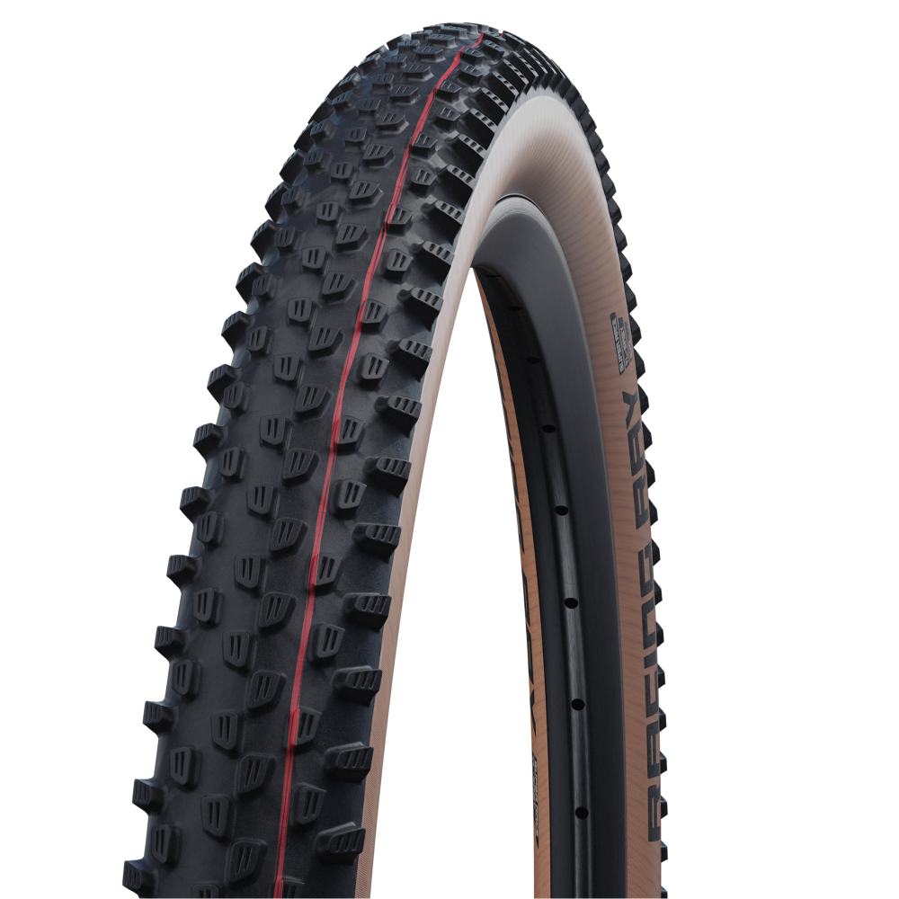 Dæk SCHWALBE RACING RAY 29x2.35 ADDIX SPEED SUPERRACE Tubeless Ready Souple Sort/Brun