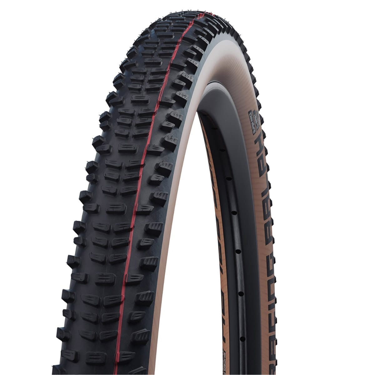 Pneu SCHWALBE RACING RALPH 29x2.35 ADDIX SPEED SUPERRACE Tubeless Ready Flexível Preto/Castanho