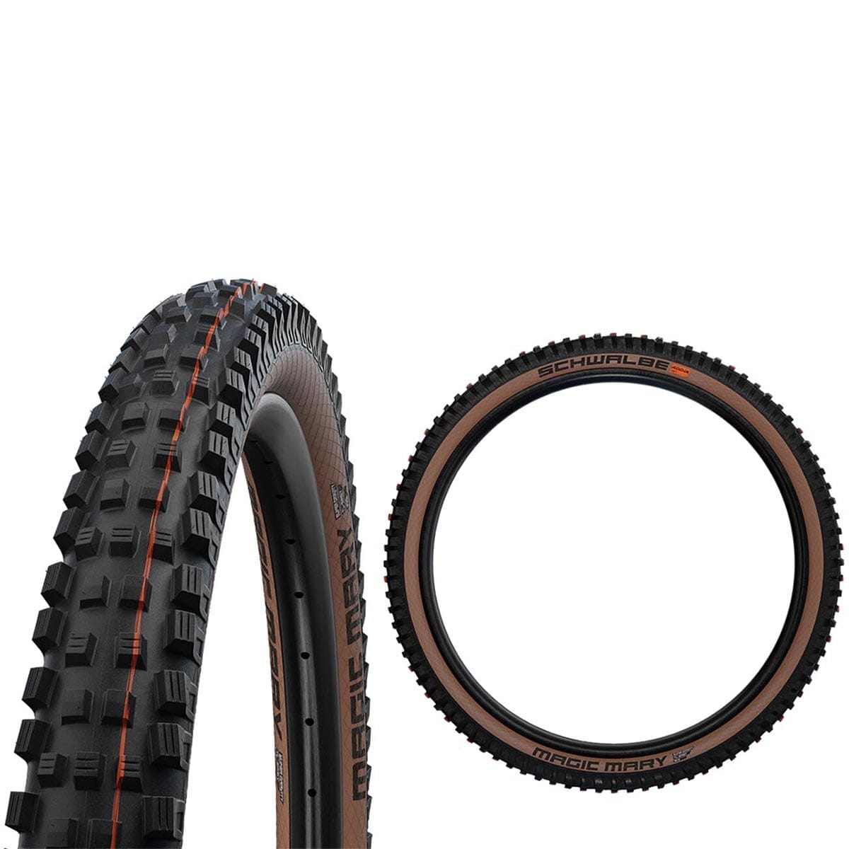 Dæk SCHWALBE MAGIC MARY 27,5x2,40 Super Gravity Addix Soft Tubeless Easy Souple 11654381