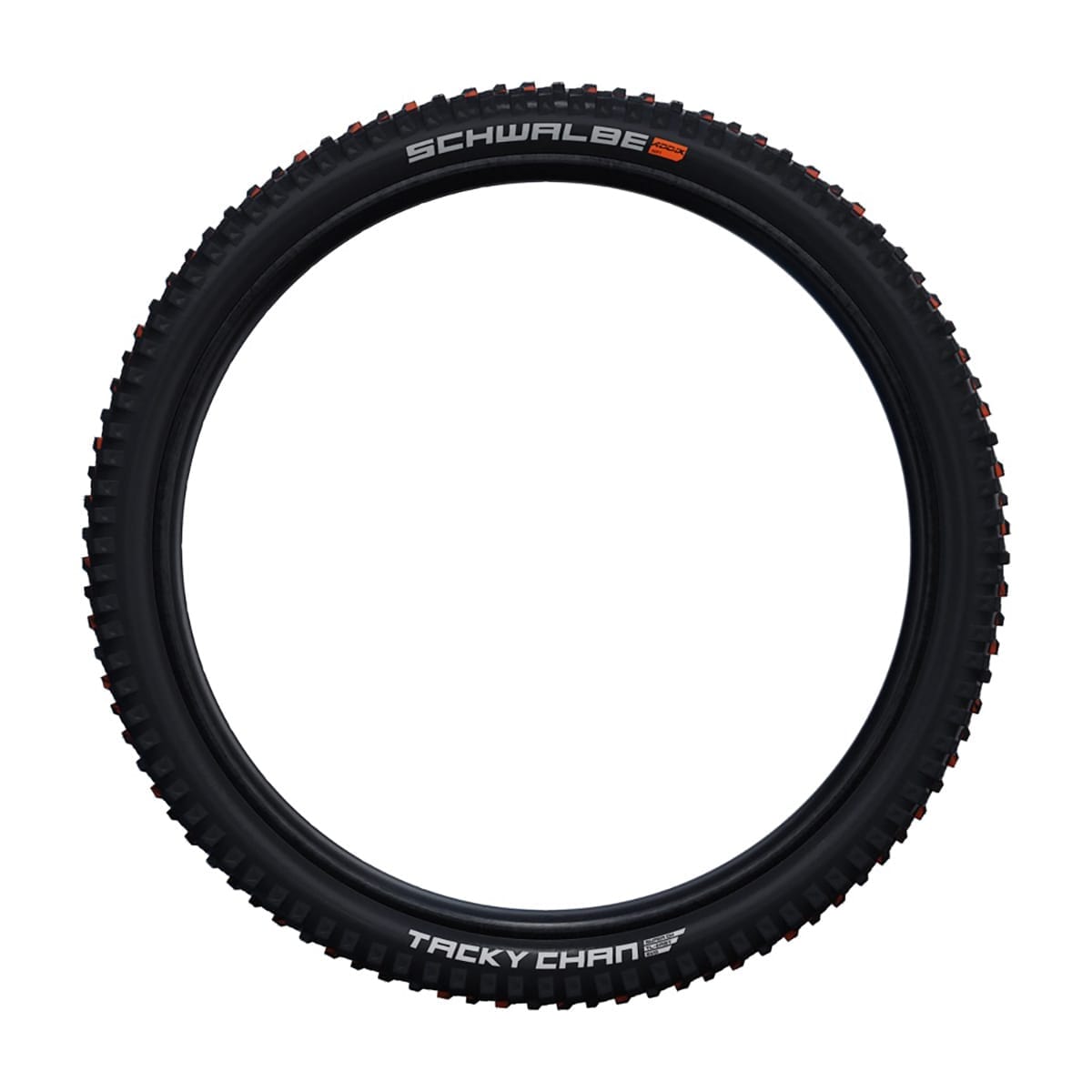 Dæk SCHWALBE TACKY CHAN 27.5x2.40 Super Gravity Addix Soft Tubeless Ready Foldbar Sort