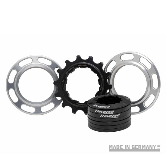 REVERSE COMPONENTS EXPERT Single Speed Kit voor HG Body Zilver