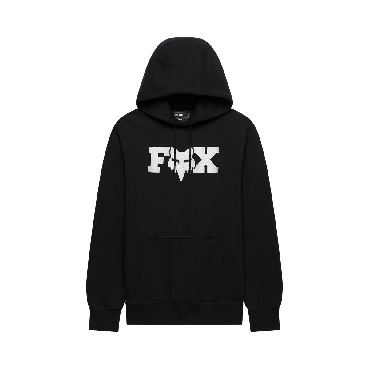 Mikina s kapucí FOX F HEAD X FLEECE černá