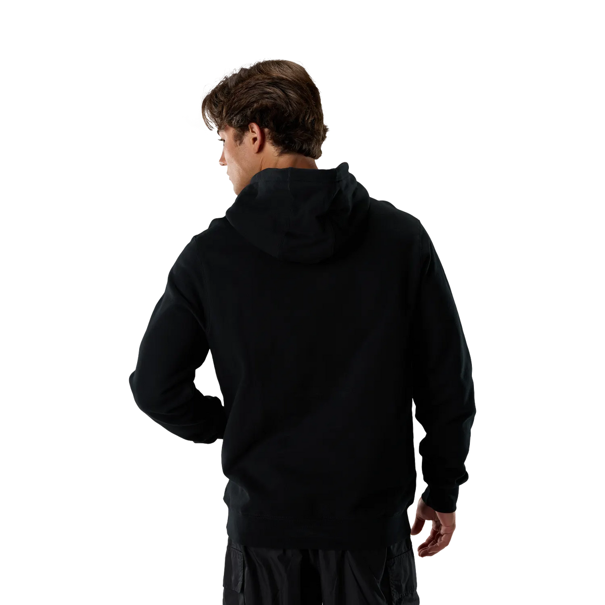 Mikina s kapucí FOX F HEAD X FLEECE černá
