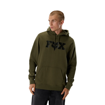 Roheline kapuutsiga pusa FOX F HEAD X FLEECE