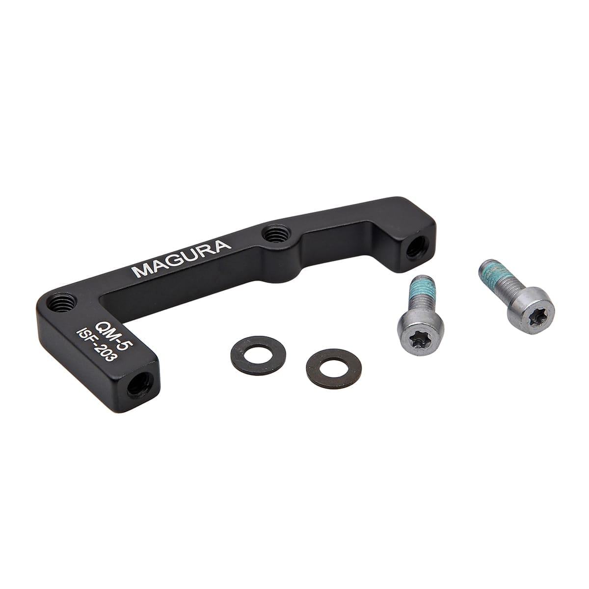 Adaptér třmenu přední PM / IS MAGURA QM5 kotouč 203 mm (+43 mm) černý