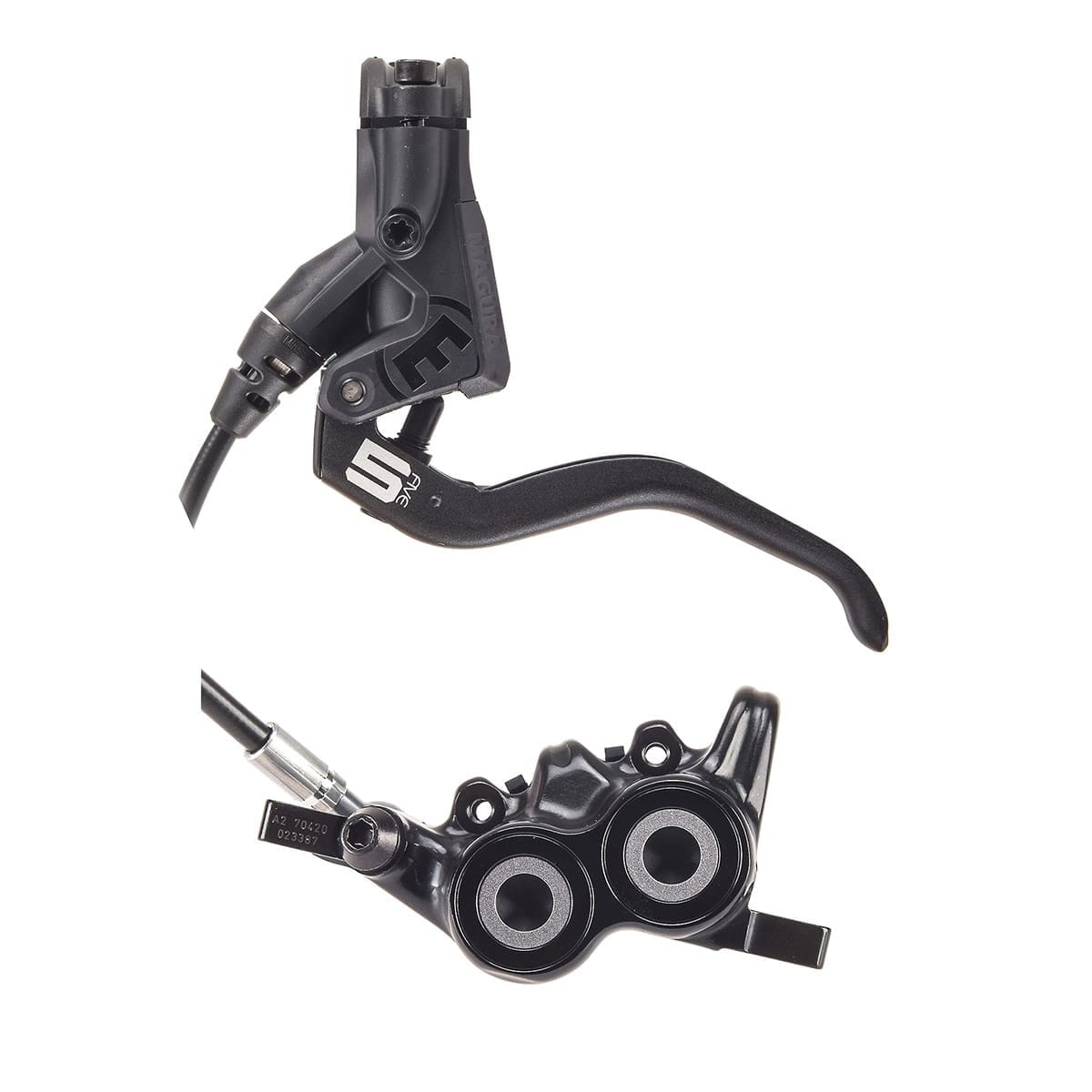 MAGURA MT5 For- eller bagbremse uden skive sort