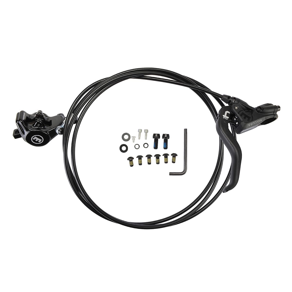 MAGURA MT4 Vorder- oder Hinterbremse ohne Scheibe Schwarz