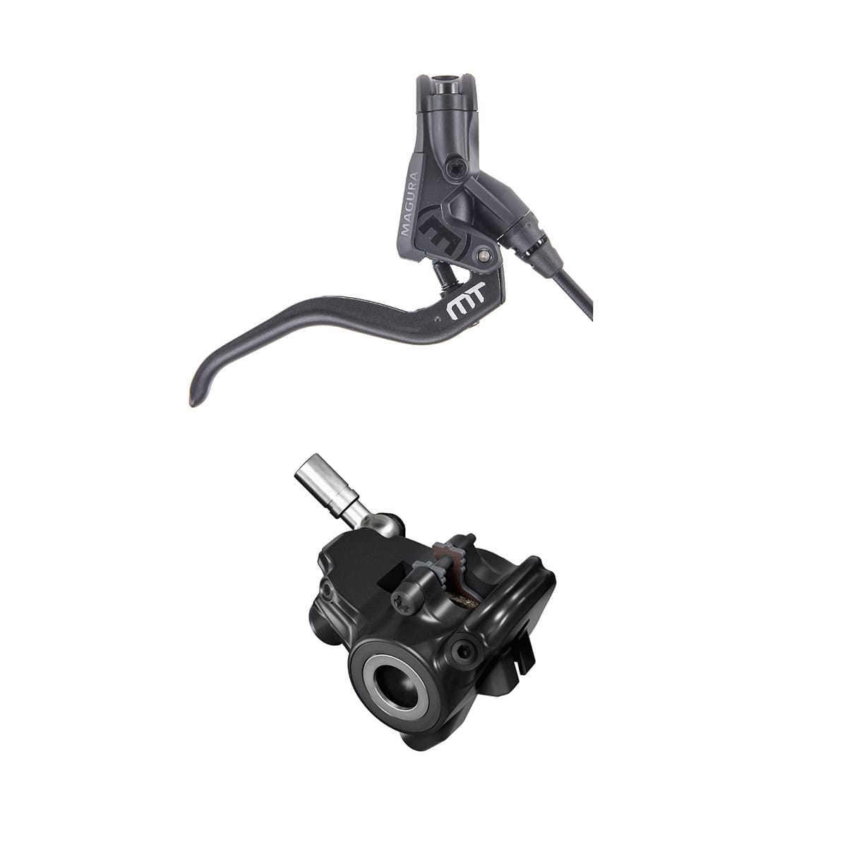 Bremsesæt MAGURA MT4 FLATMOUNT Uden Skive Sort