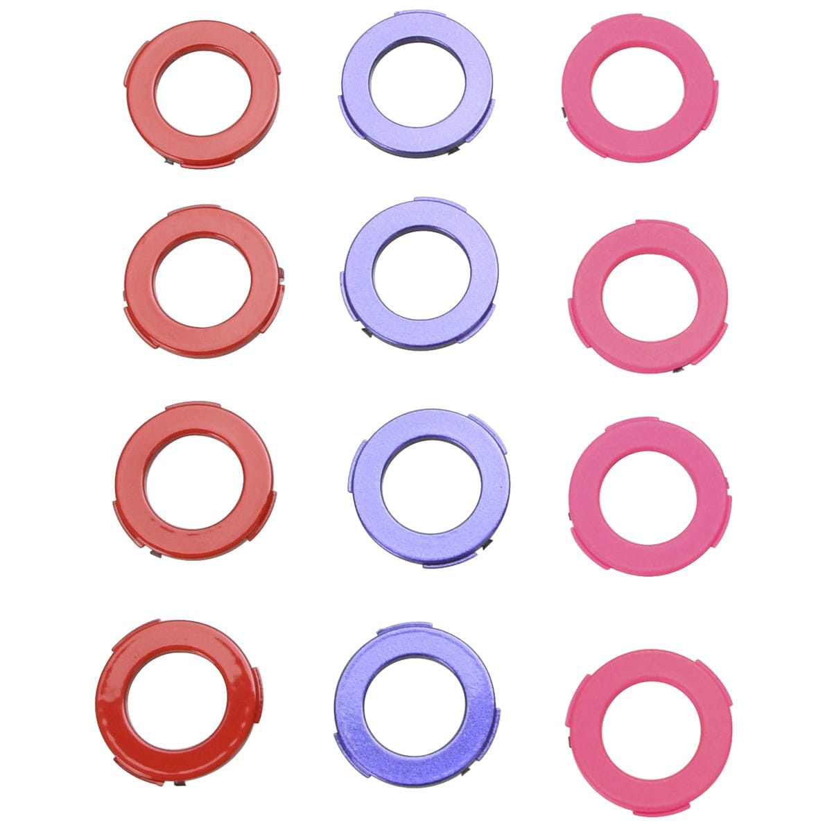 Kit da 6 Occhielli MAGURA per Pinze a 4 Pistoni Viola, Rosso, Rosa
