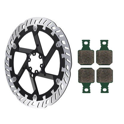 Disc MAGURA MDR-P + Plăcuțe 8.S MT eSTOP 6 Găuri Negru