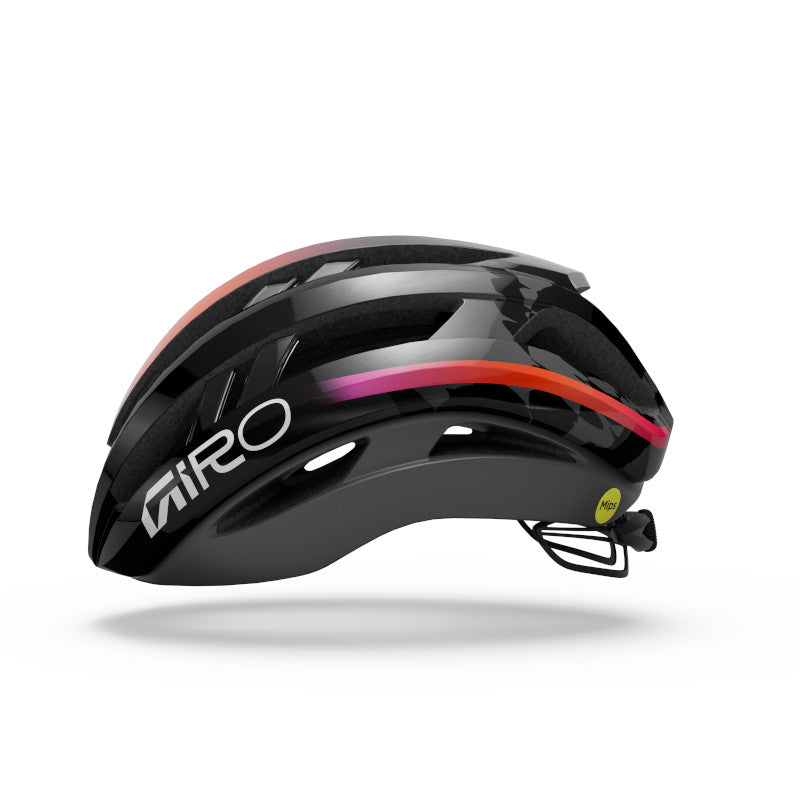 Kask szosowy GIRO ARIES MIPS SPHERICAL SUNSET Czarny/Pomarańczowy