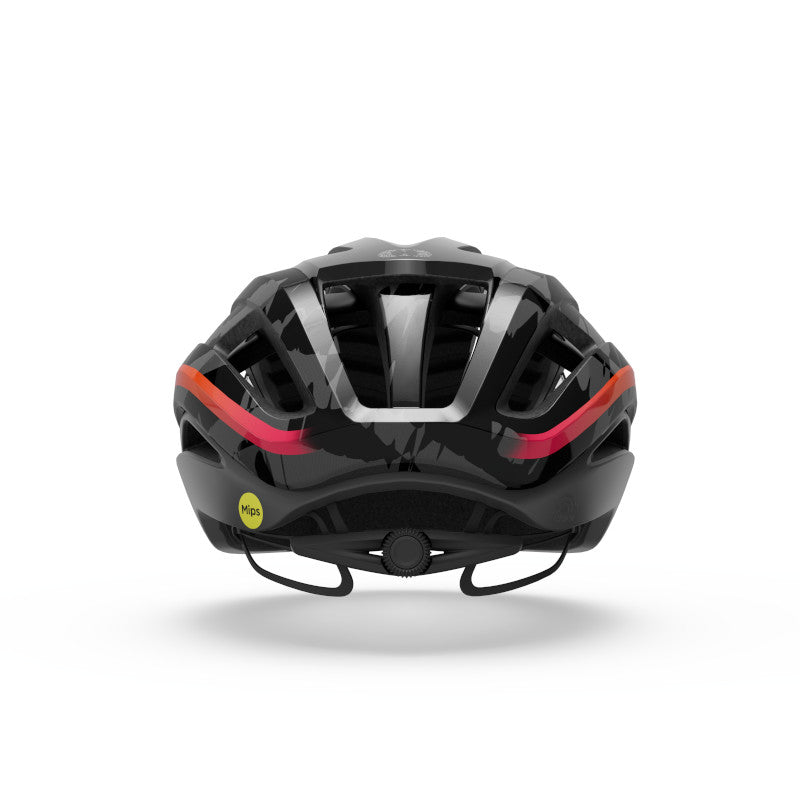 Kask szosowy GIRO ARIES MIPS SPHERICAL SUNSET Czarny/Pomarańczowy