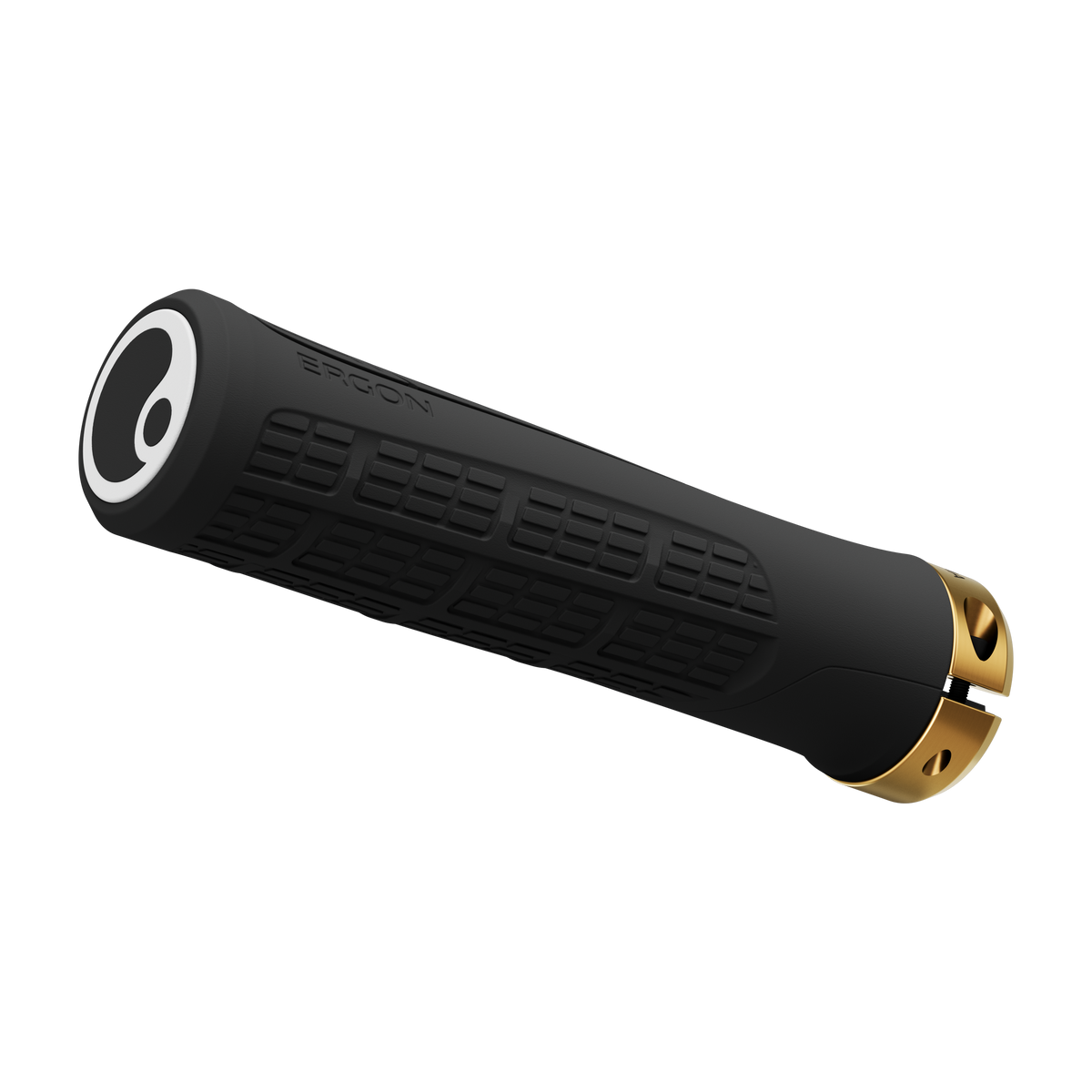 ERGON GMA handvatten zwart met goudkleurige Gold Rush-klemringen - detail 2
