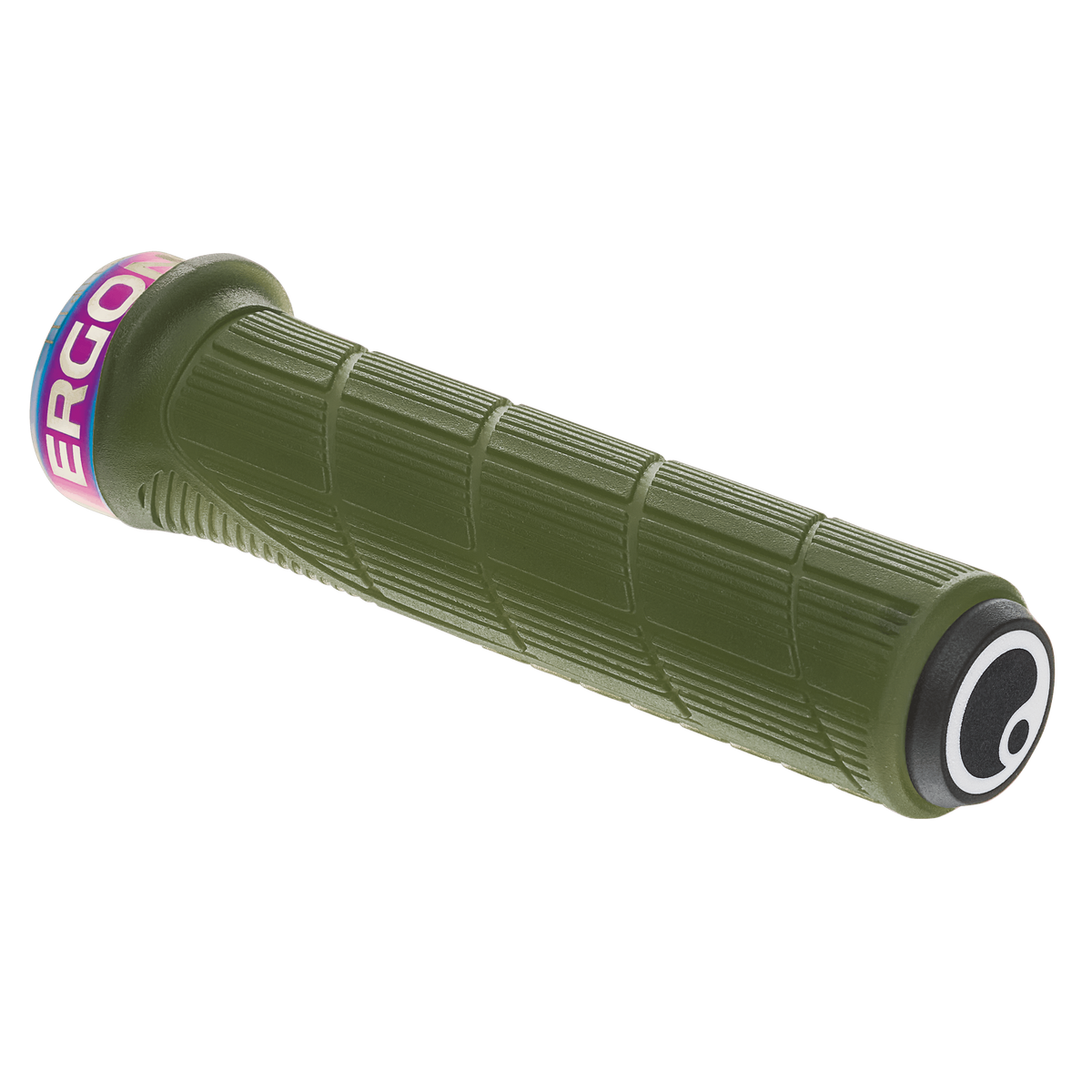 ERGON GD1 EVO Slim Factory-handvatten in bevroren mosgroen met klemringen met olievlekafwerking