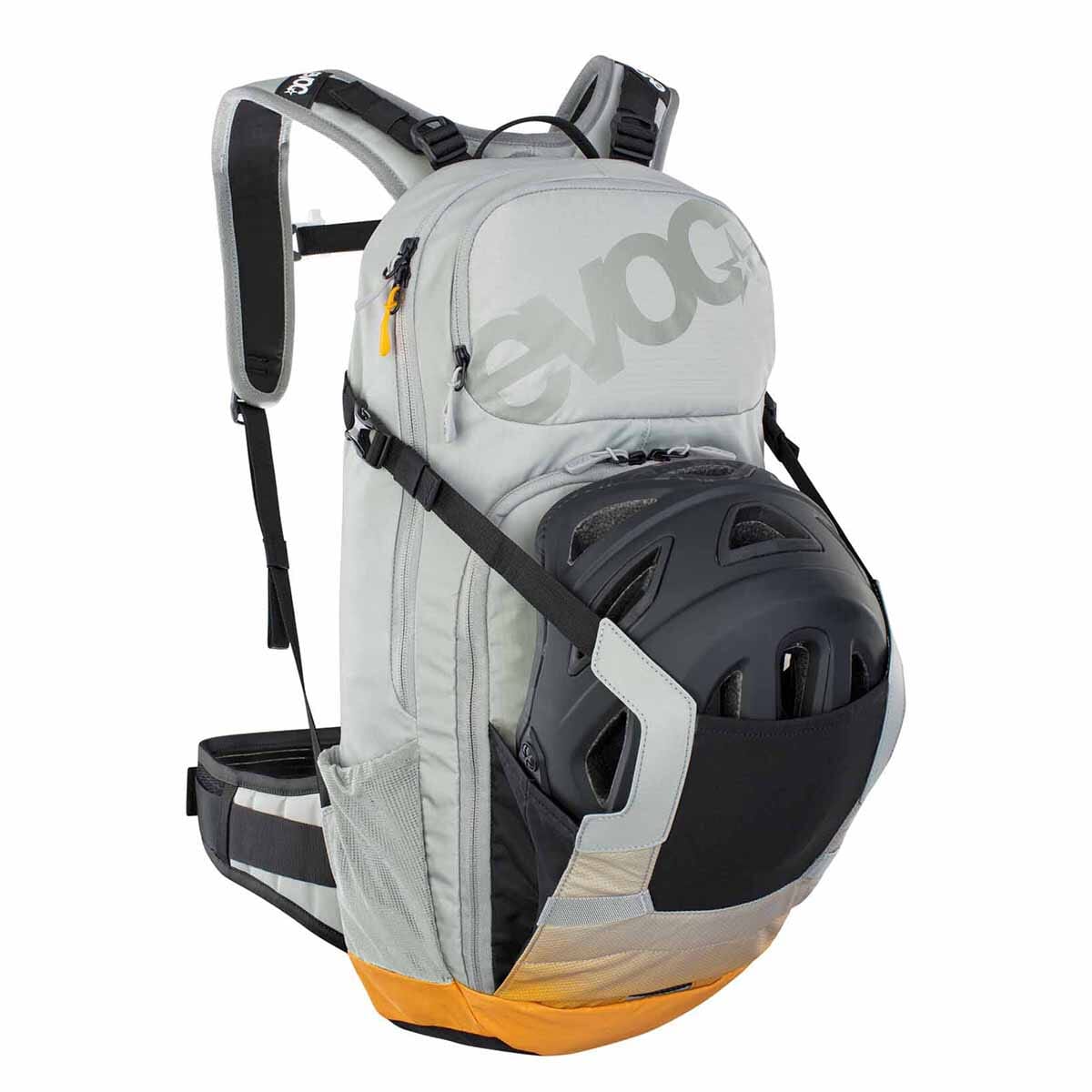 Rucksack mit Rückenprotektor EVOC FR ENDURO E-RIDE 16L Grau/Orange