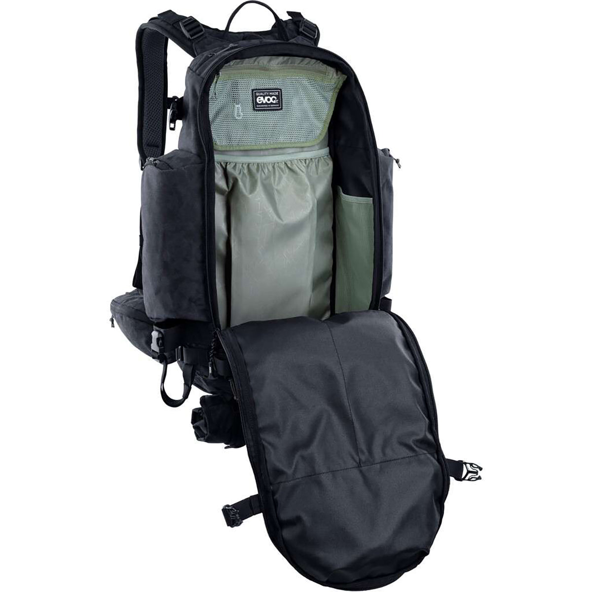 Rugzak EVOC TRAIL BUILDER 35 L Zwart