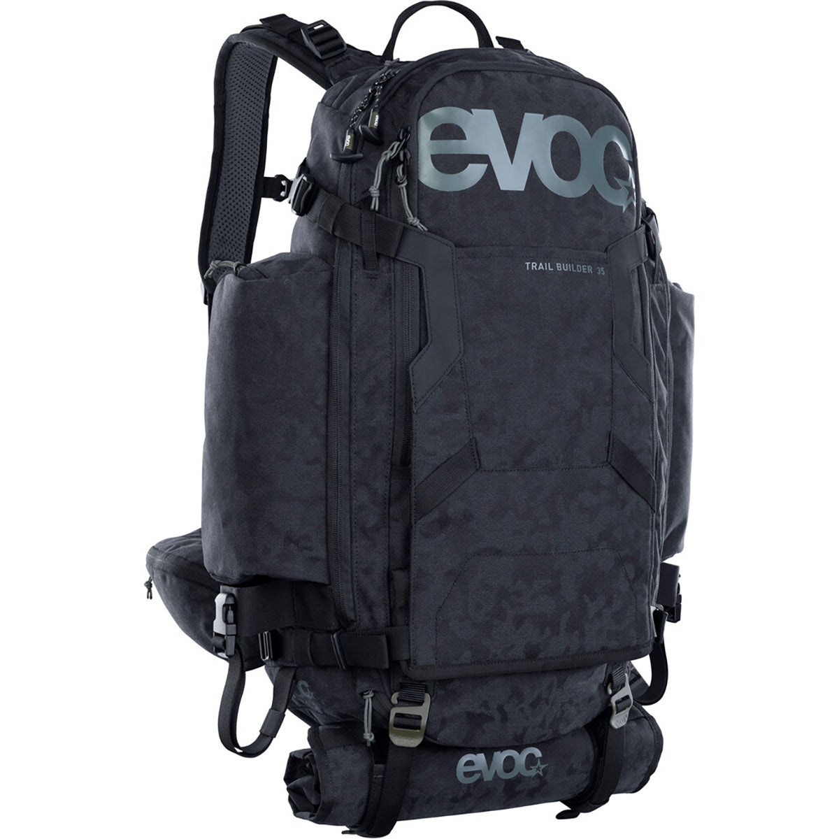 Rugzak EVOC TRAIL BUILDER 35 L Zwart