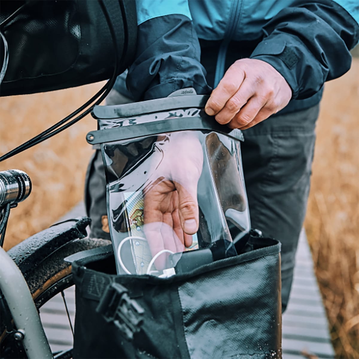 Vandtæt taske FIDLOCK DRY BAG 260 Sort