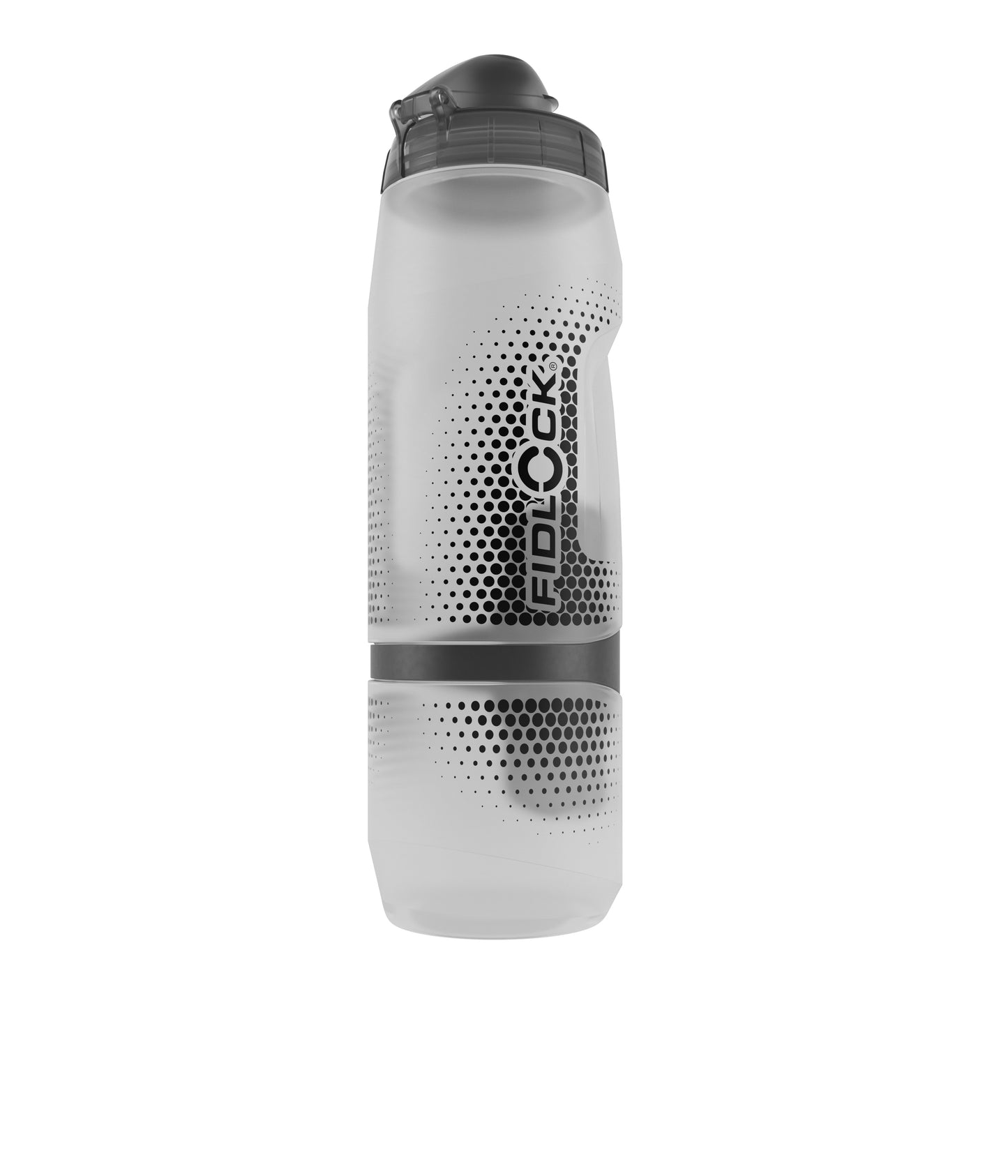 Kit Borraccia e Portaborraccia FIDLOCK TWIST BIKE BASE 800 ml Trasparente