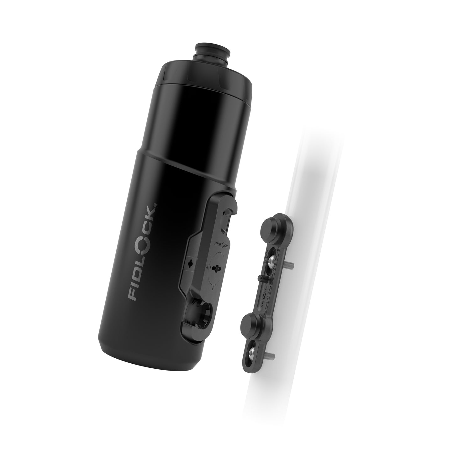 Drikkedunk og Flaskeholder Kit FIDLOCK TWIST BIKE BASE 600 ml Sort