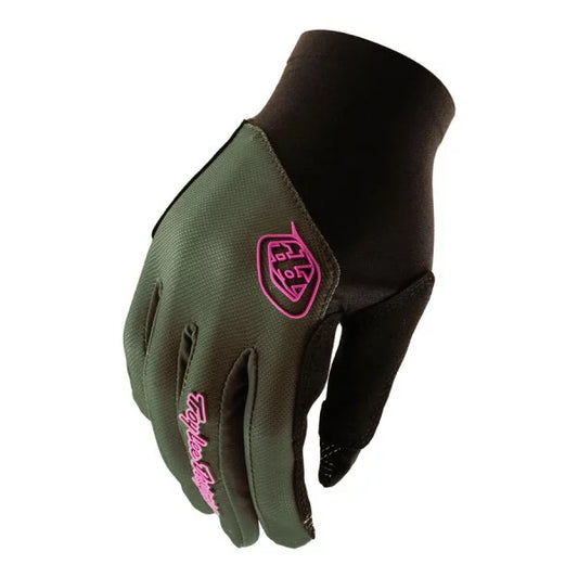 Rukavice TROY LEE DESIGNS FLOWLINE Mono zelená