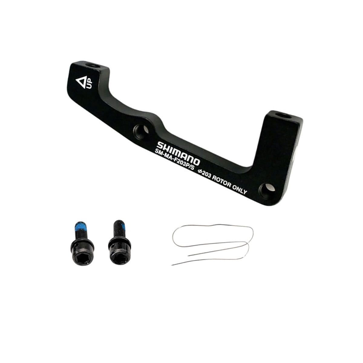 Forreste kalipertilpasning PM / IS SHIMANO SM-MA-F203P/S Skive 203 mm (+43 mm)
