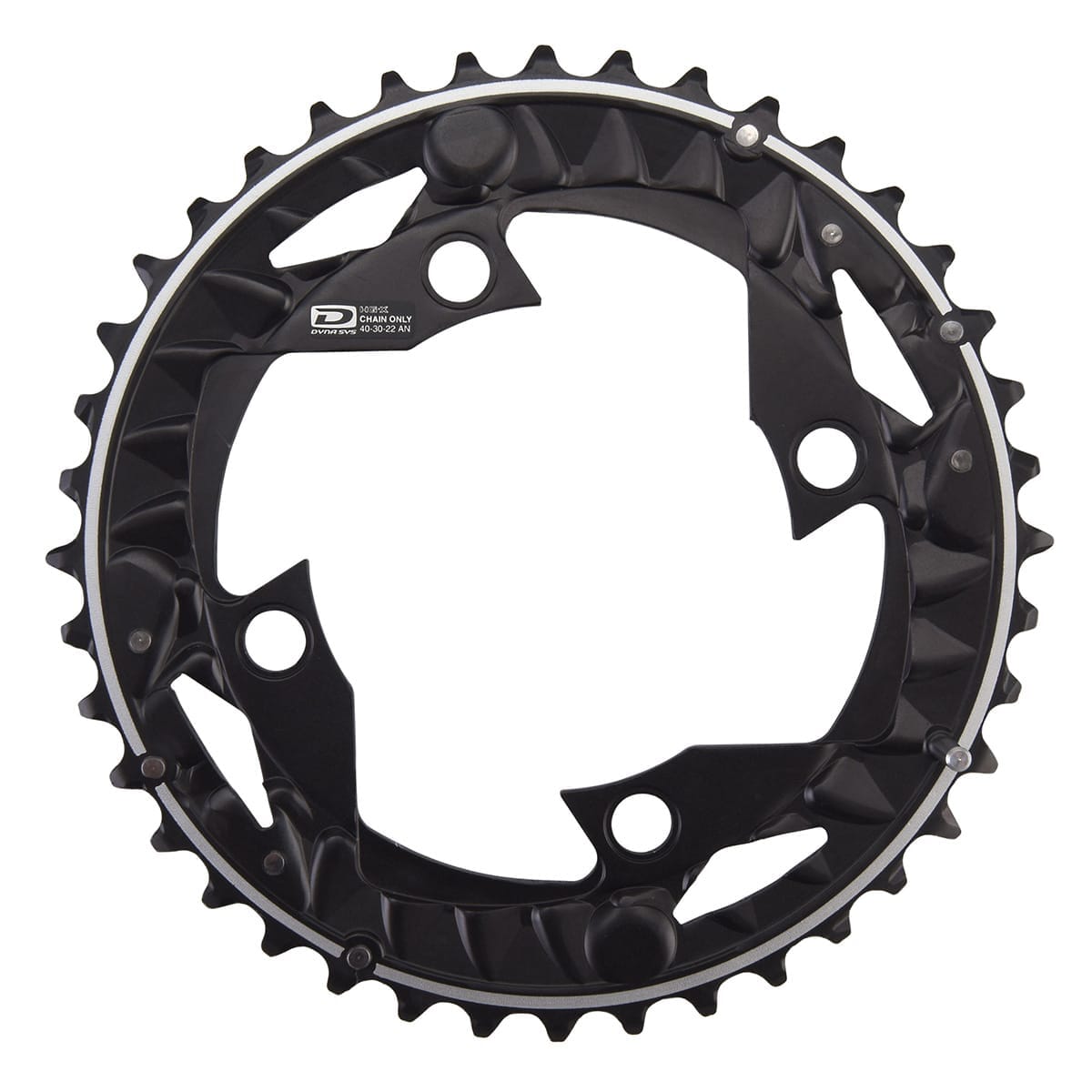 Piatto Esterno SHIMANO DEORE M612 10V Triplo 4 Fori 96 mm