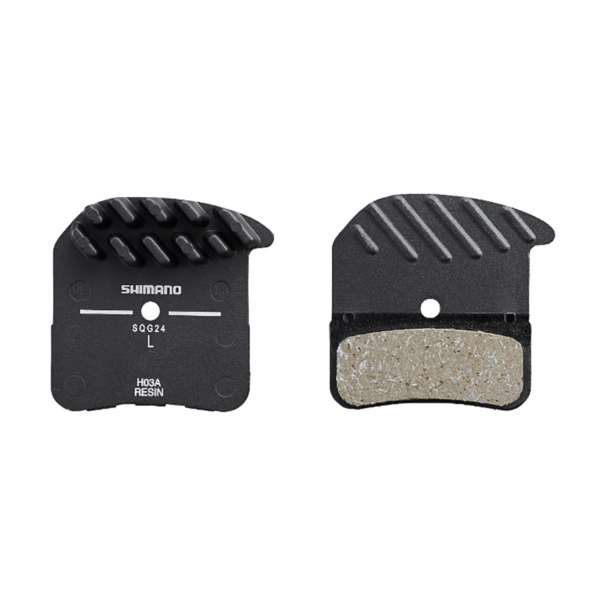 Organiske ventilerede bremseklodser SHIMANO H03A 4 stempler SAINT / XT 8020 / ZEE