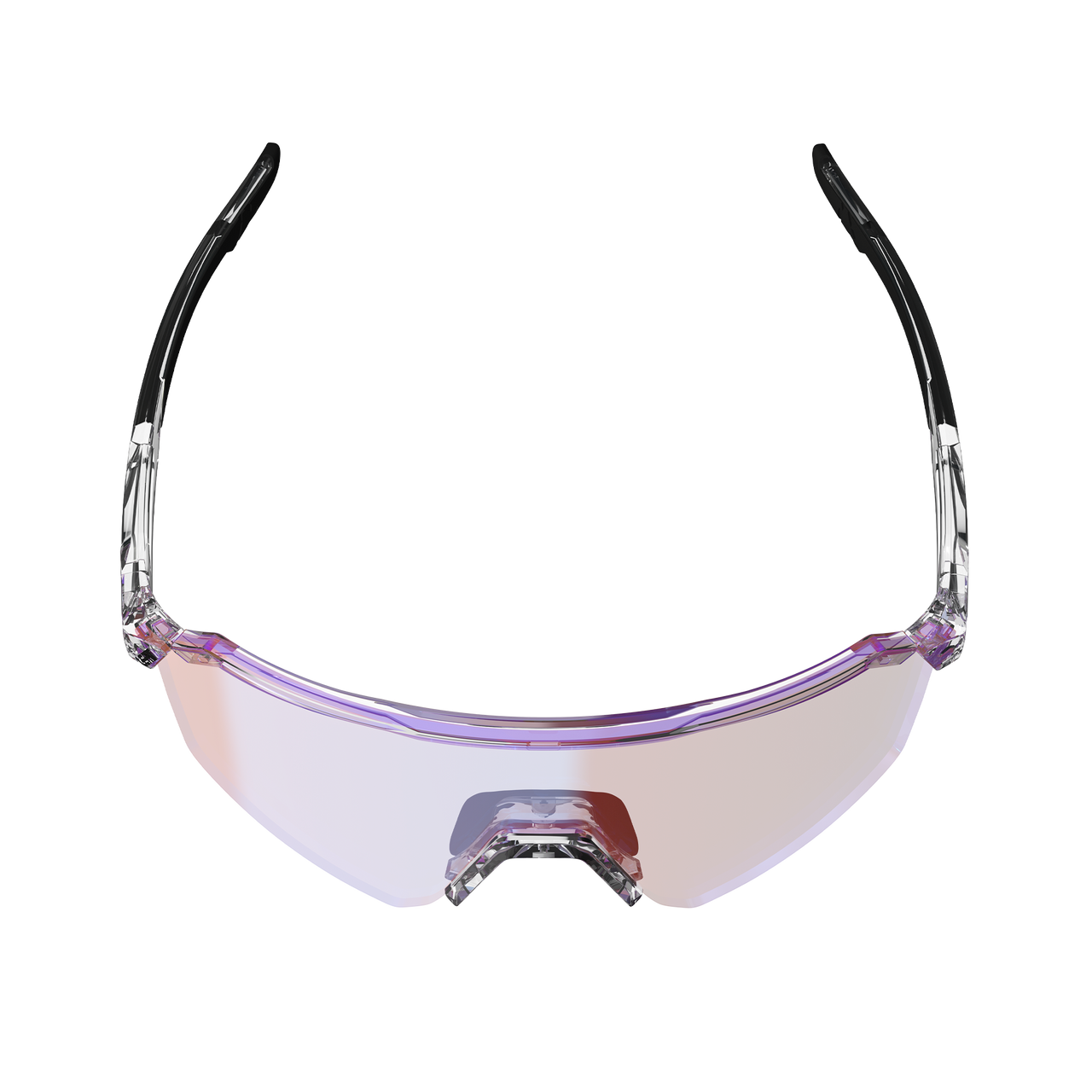 Brille LEATT RIDEVIZ LITE LARGE Transparent Glas Iriz Crystal Fuschia