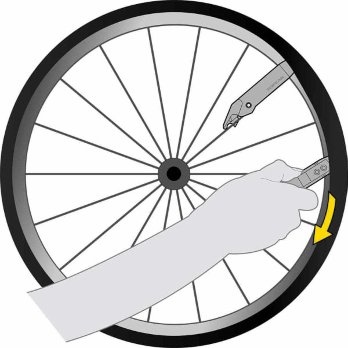Snabbklämma och däckavtagare TOPEAK POWER LEVER