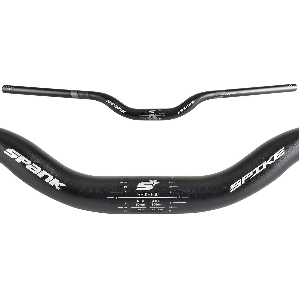SPANK SPIKE 800 Handlebar Rise 50 mm 31.8/800 mm Black