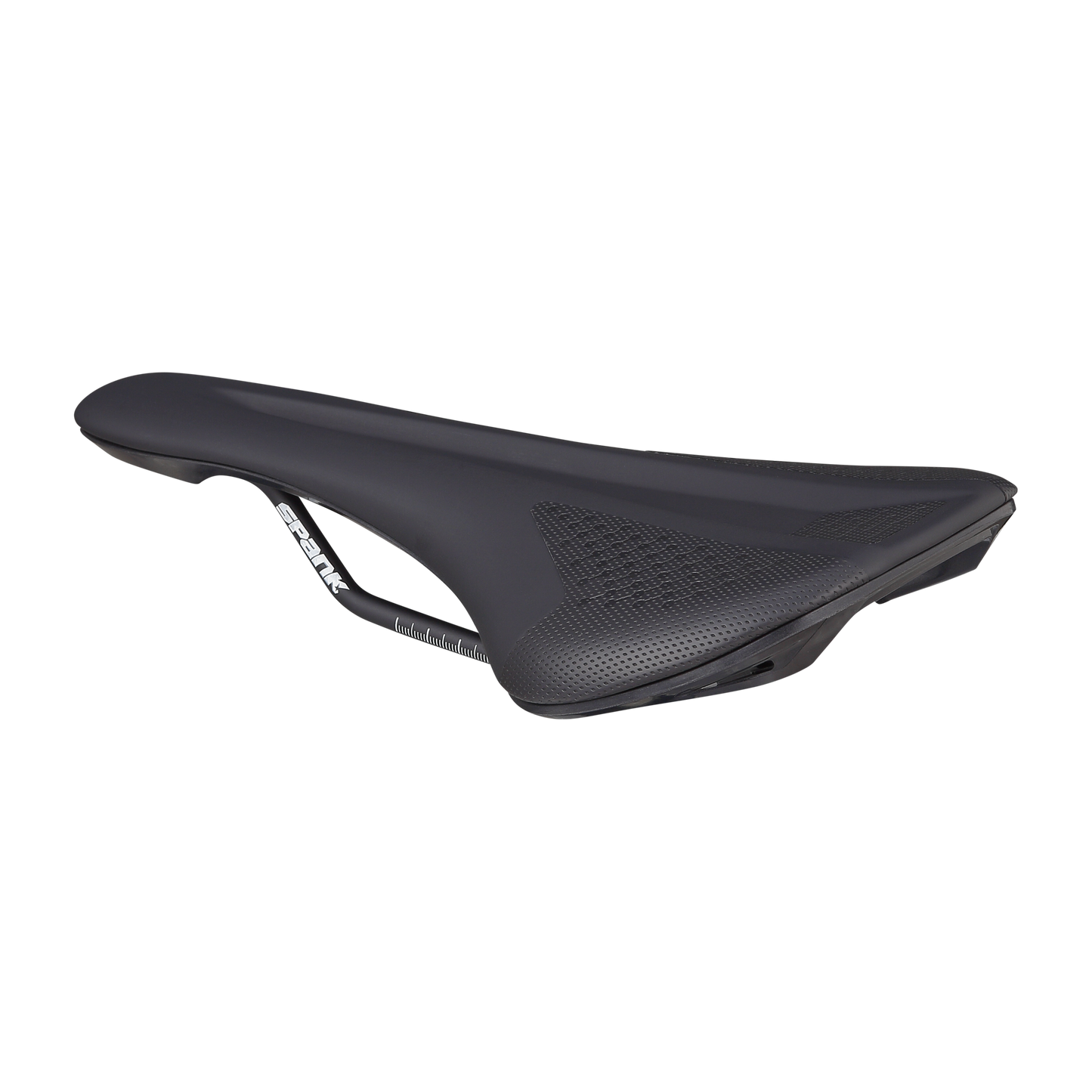 Selle SPANK SPIKE 160 Cuir Rails CrMo LTD GG Noir