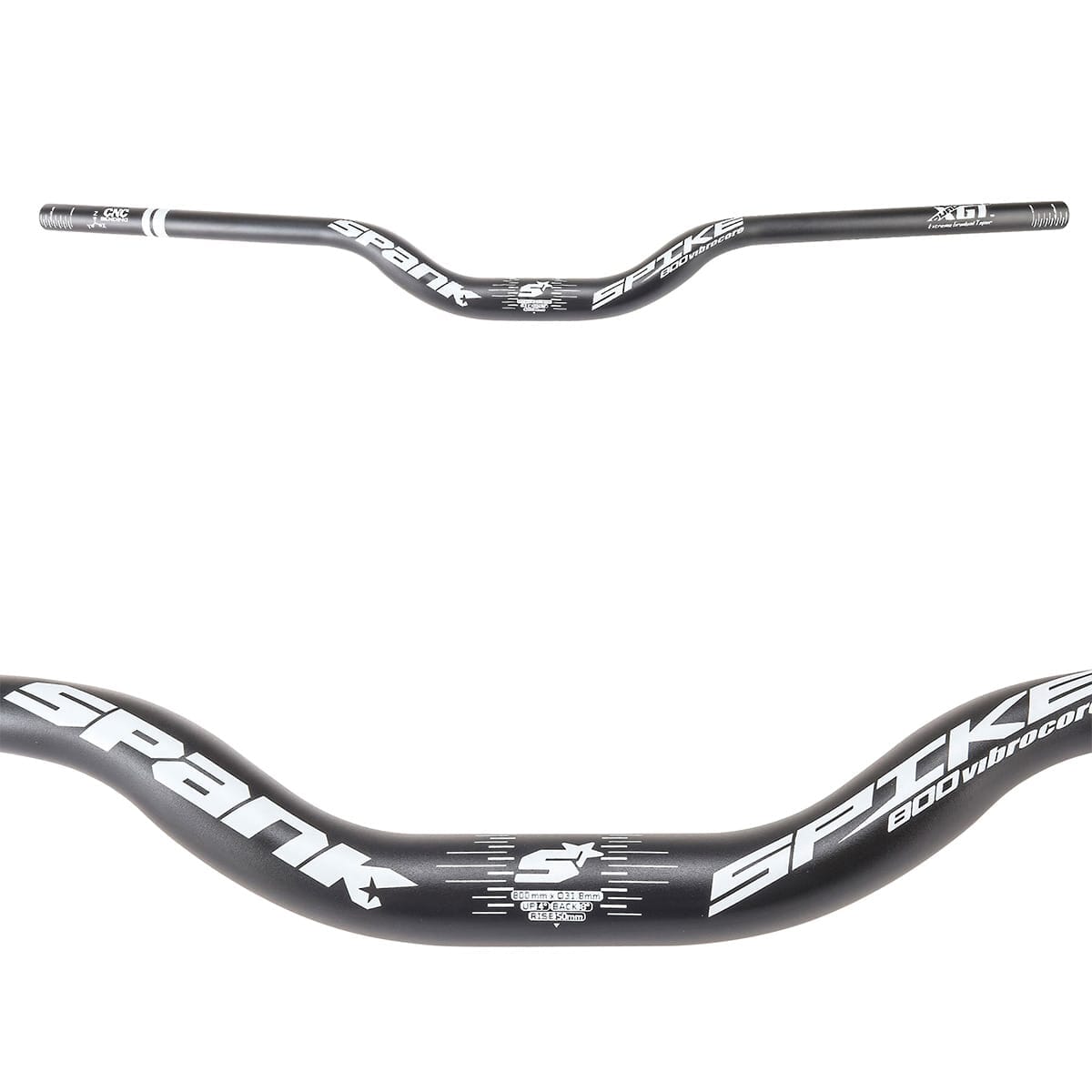 Lenker SPANK SPIKE 800 VIBROCORE Rise 50 mm 31,8/800 mm