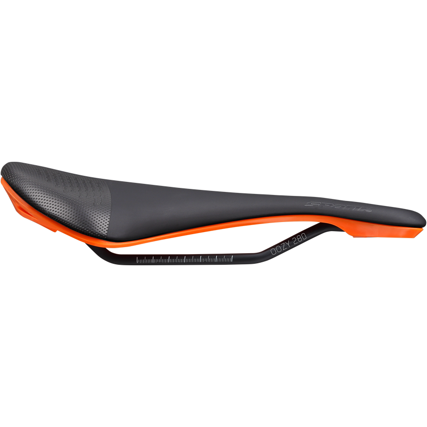 Sattel SPANK OOZY 280 144mm Schienen CrMo Orange