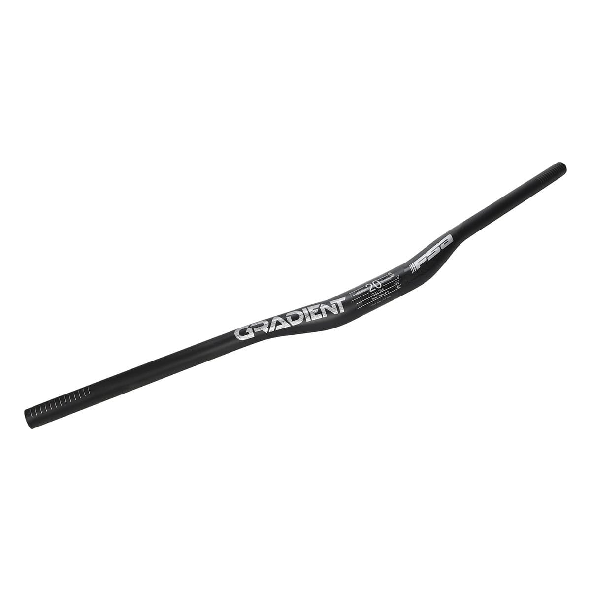 Styr FSA GRADIENT Carbon Rise 20mm 35/800mm Sort