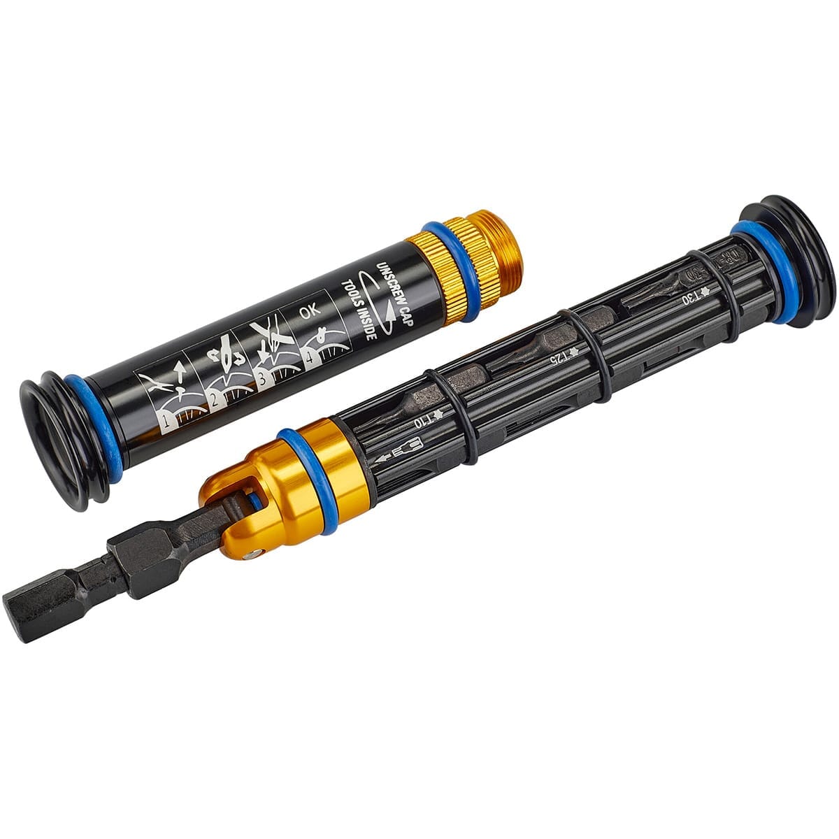 Tubeless-Reparaturset + Multitool L Integriert Lenker LEZYNE