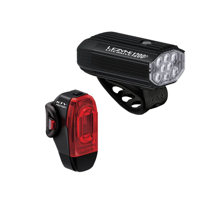 For- og baglygter LEZYNE LITE DRIVE 1200+ / KTV DRIVE PRO+