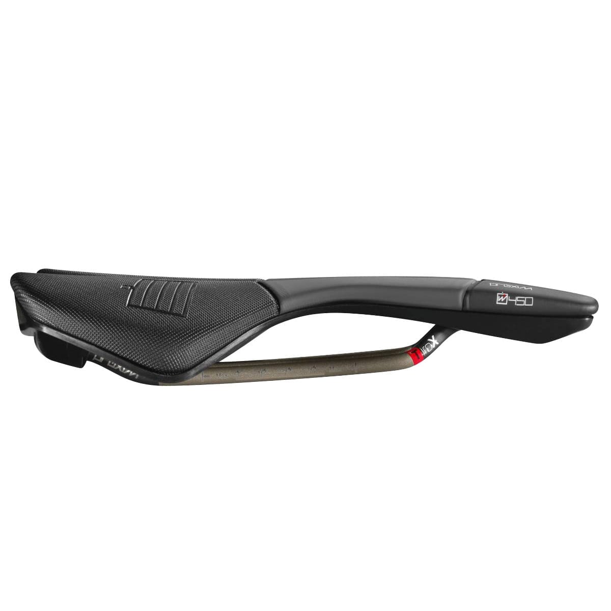 Sadel PROLOGO E-BIKE PROXIM W450 PERFORMNCE 145 Rails Tirox Sort
