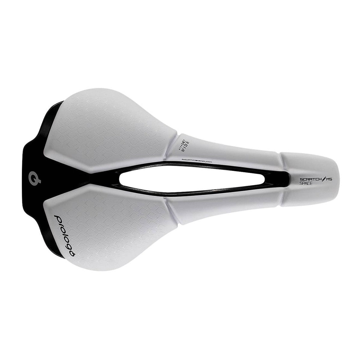 Sella PROLOGO SCRATCH M5 PAS SPACE Manubri Tirox larghezza 147mm Bianco