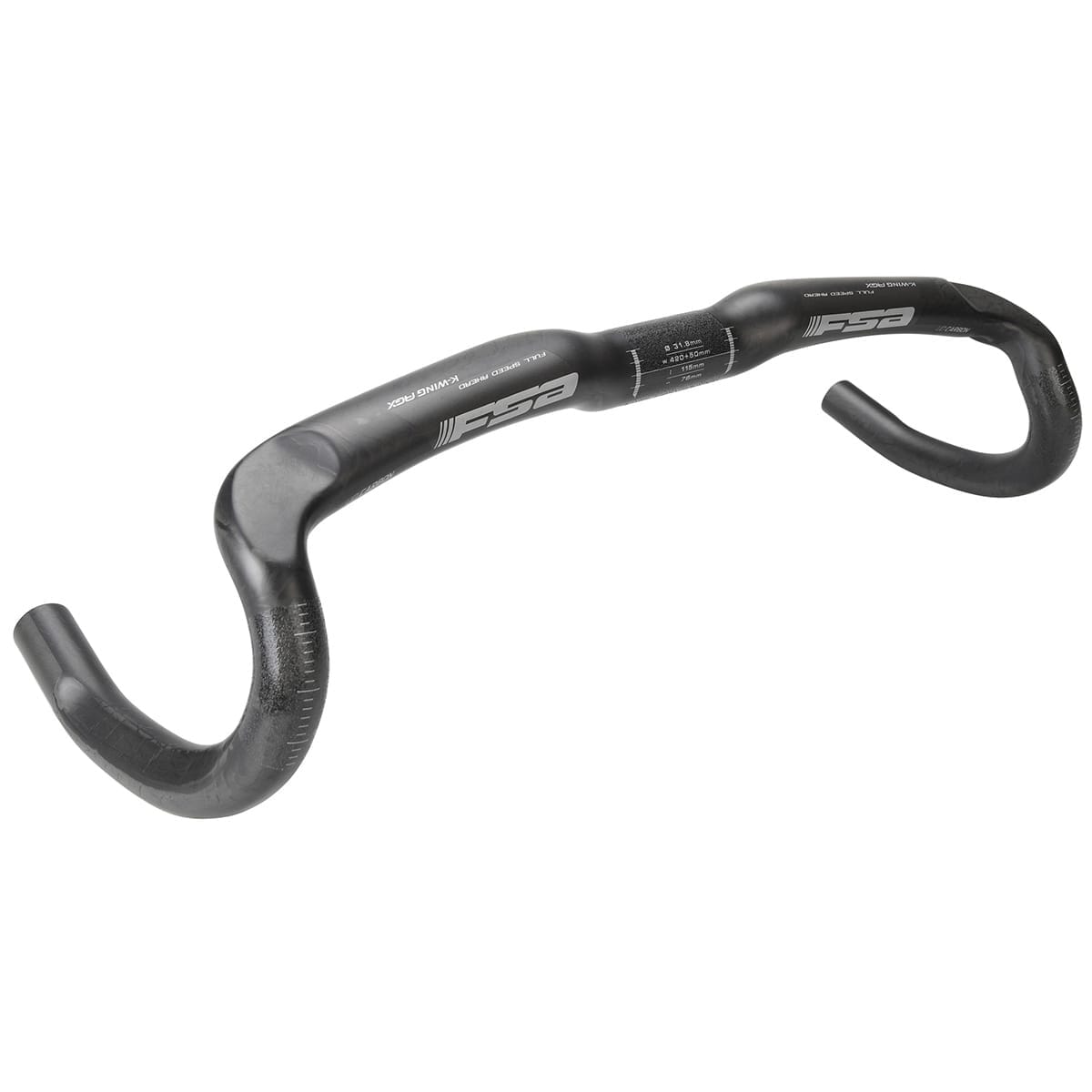 Stuur FSA K-WING AGX Flare 10° - Carbon