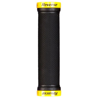 Grips REVERSE COMPONENTS CLASSIC Lock-On Zwart/Geel