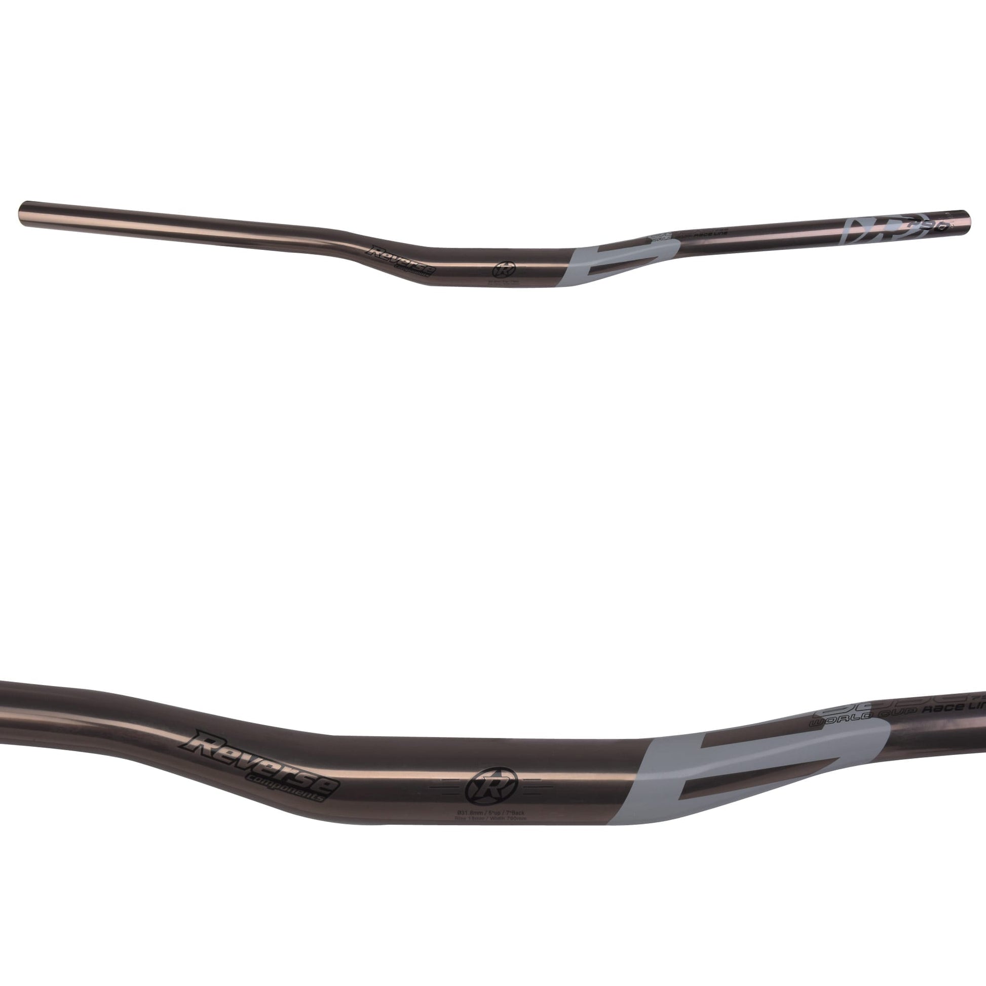 REVERSE COMPONENTS BASE Rise 18mm 790mm Titanium styr