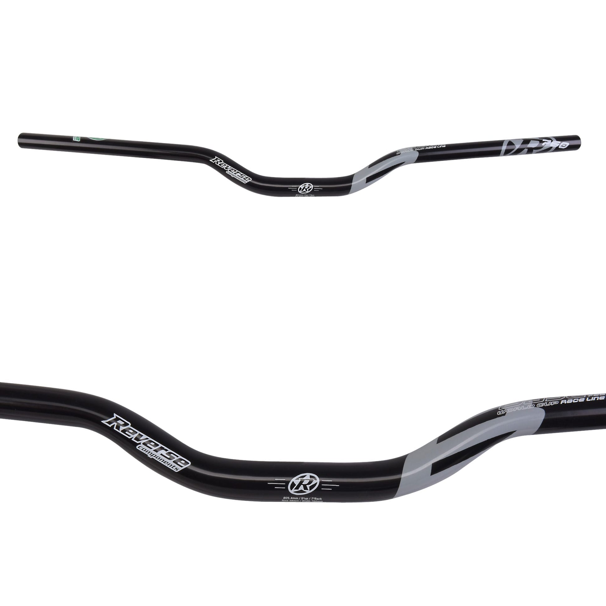Styre REVERSE COMPONENTS BASE Rise 38mm 760mm Svart