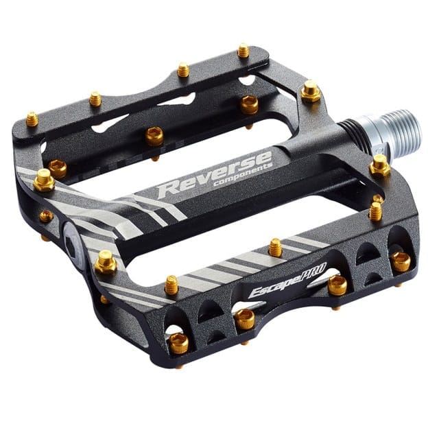 REVERSE COMPONENTS ESCAPE PRO Flat Pedals Black/Gold