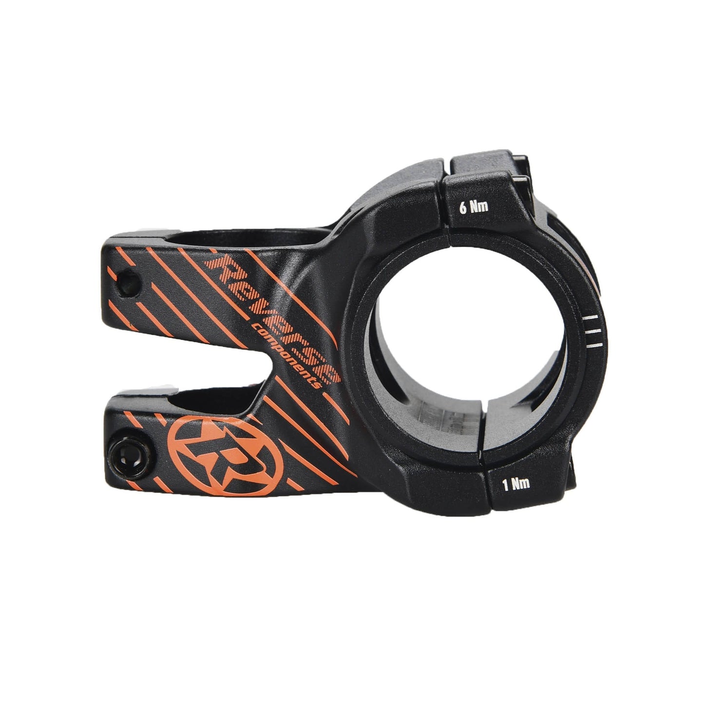 Attacco manubrio REVERSE COMPONENTS BLACK ONE D-2 Nero/Arancione