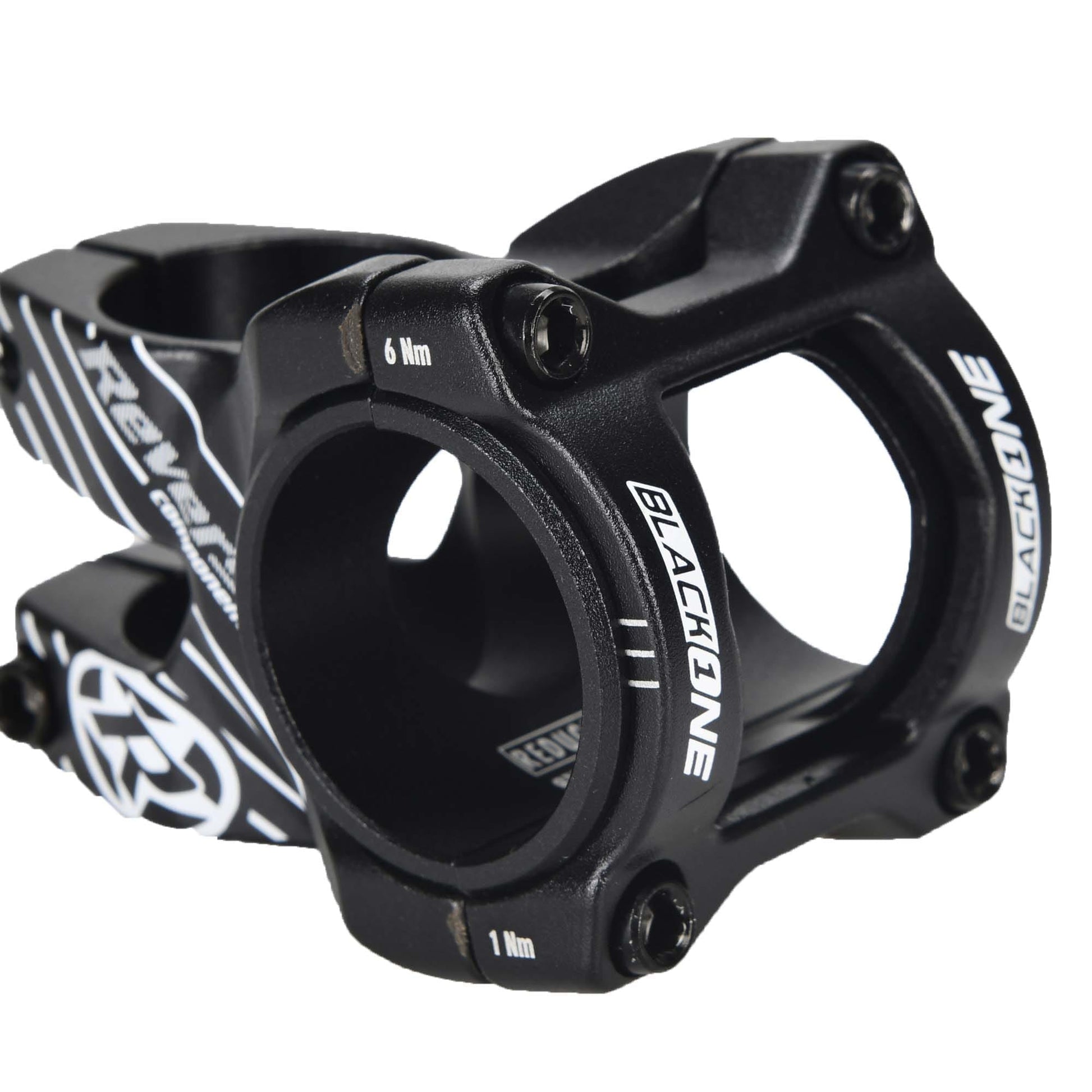 REVERSE COMPONENTS BLACK ONE D-2 Stem Black/White