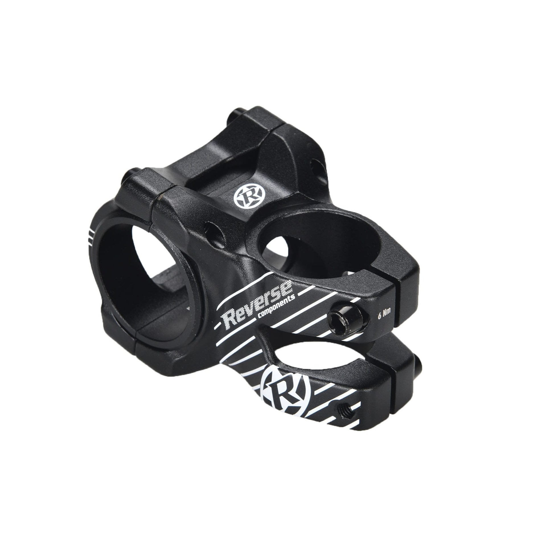 REVERSE COMPONENTS BLACK ONE D-2 Stem Black/White